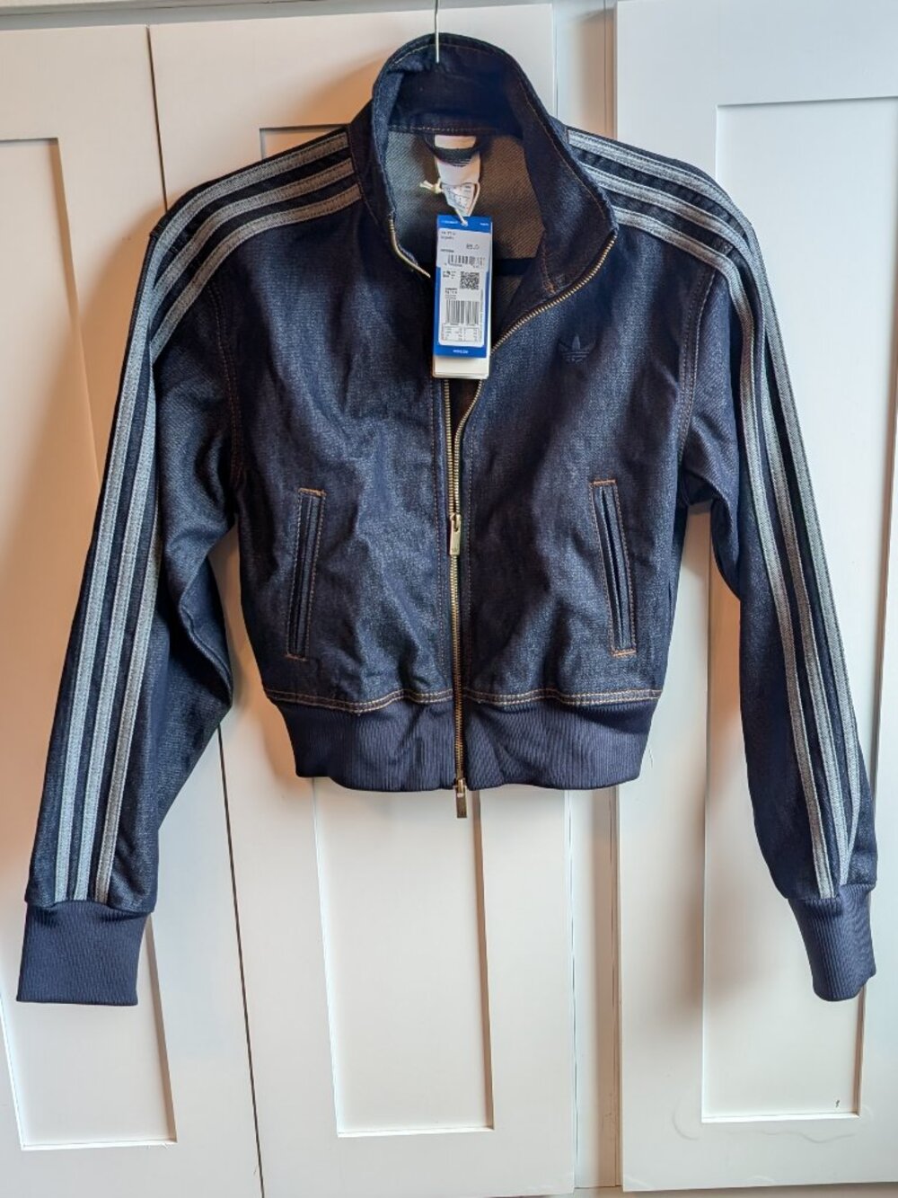 Adidas Firebird Denim Tracktop - XS - NWT - Picture 3 of 4